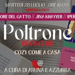 Immagine evento POLTRONE bookclub Nel cuore del gatto a Jesolo (VE) POLTRONE bookclub Nel cuore del gatto a Jesolo (VE) il 28 luglio 2026