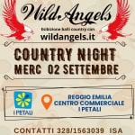 Immagine evento Reggio Emilia Country, esibizione ai PETALI a Reggio Emilia (RE) Reggio Emilia Country, esibizione ai PETALI a Reggio Emilia (RE) il 2 settembre 2026