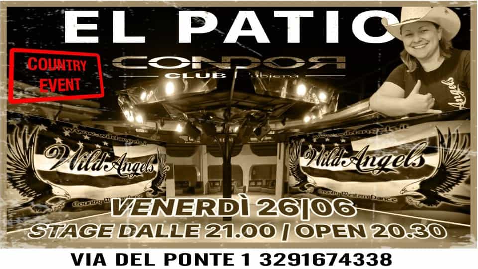 Evento Reggio Emilia Country, Patio di Rubiera Locandina Reggio Emilia Country, Patio di Rubiera - venerdì 26 giugno ore 20:30 - 22:30