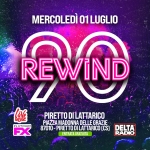 REWIND90 – PIRETTO DI LATTARICO CS Rewind90 – Piretto Di Lattarico Cs a Lattarico (CS) il 1 luglio 2026