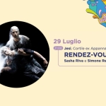 Immagine evento Riva & Repele. Rendez – Vous – 29 Luglio 2026 a Jesi (AN) Potrebbe essere un contenuto di pop art raffigurante il seguente testo "ธ Accordi Disarmanti 29 Luglio 21:00 Jesi, Cortile ex Appannaggio RENDEZ-VOUS RENDE Sasha Riva e Simone Repele"