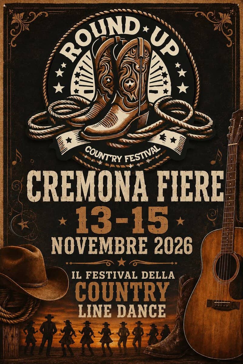 Evento Round Up 2026 – Cremona Fiere Locandina Round Up 2026 – Cremona Fiere - da venerdì 13 novembre - domenica 15 novembre 2026 ore 17:00 ore 18:00