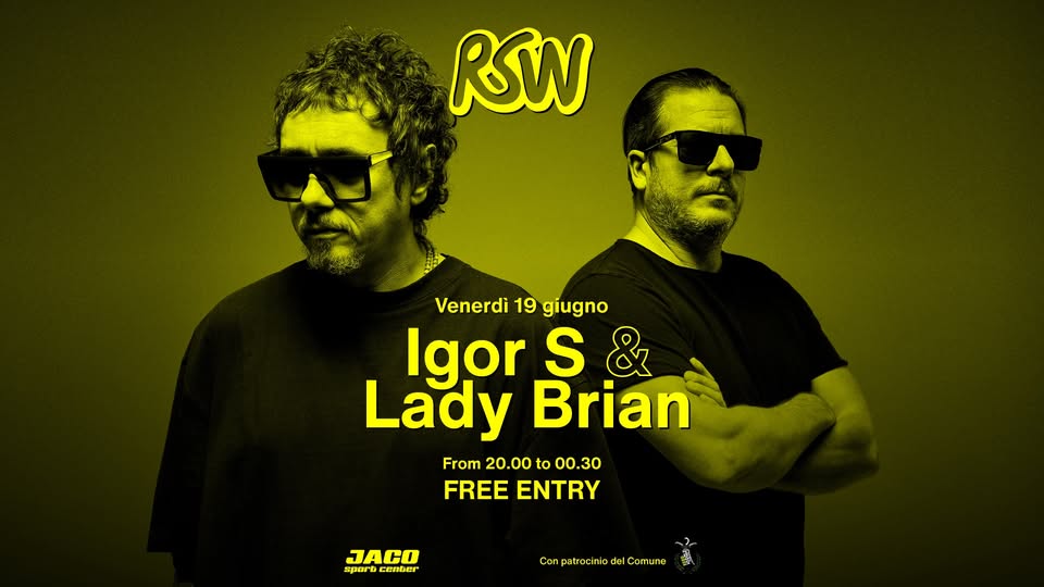 Evento Rsw Igor S & Lady Brian Romano D’ezzelino (Vi) Locandina Rsw Igor S & Lady Brian Romano D’ezzelino (Vi) - venerdì 19 giugno ore 20:00 - 01:00