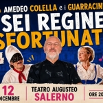 Immagine evento Sei Regine Sfortunate – Amedeo Colella e i Guarracini a Salerno (SA) Sei Regine Sfortunate - Amedeo Colella e i Guarracini a Salerno (SA) il 12 dicembre 2026