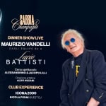 Immagine evento Shada club SABBIA & CHAMPAGNE Venerdì 3 Luglio Potrebbe essere un contenuto di pop art raffigurante il seguente testo "CлиTyи SABBIA DINNER SHOW DINNERSHOWLIVE LIVE MAURIZIOVANDEL VANDELLI DAGLI EQUIPE 84A lucio BATTISTI B SHADA Venerdì 03 03LUGLIO Cena spettacolo ALESSANDRINO&JACOPOLILLI &JACOP LILLI ALESSANDRINO& Dir stica ALDO ALDOASCANI ASCANI CLUB EXPERIENCE ICONA2000 NICOLAPIGINIGUESTDJ GL GUES NICOLA NICOLAPIGINIGL PIGINI อออจ"