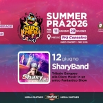 SHARYBAND – Tributo Europeo alla Disco Music Potrebbe essere un'immagine raffigurante il seguente testo "OGNI LIVE LIVEMUSIC MUSIC SERA FOOD FOOD&BEVERAGE & BEVERAGE DALLE ORE SPORT 8.0 SPETTACOLO SUMMER PRA2026 11 GIUGNO 28 GIUGNO colinbarndiano UNDRA Clttadi Consetre 戰 PRESSO Prà Conselve INIZIO CONCERTI ORE 22.00 LP 12giugno 12 giugno SharyBand Tributo Europeo alla Disco Music in un unico Fantastico Show ShaRy BAND MEDIA PARTNER COMPANY RABIO MEDIA PARTNER"