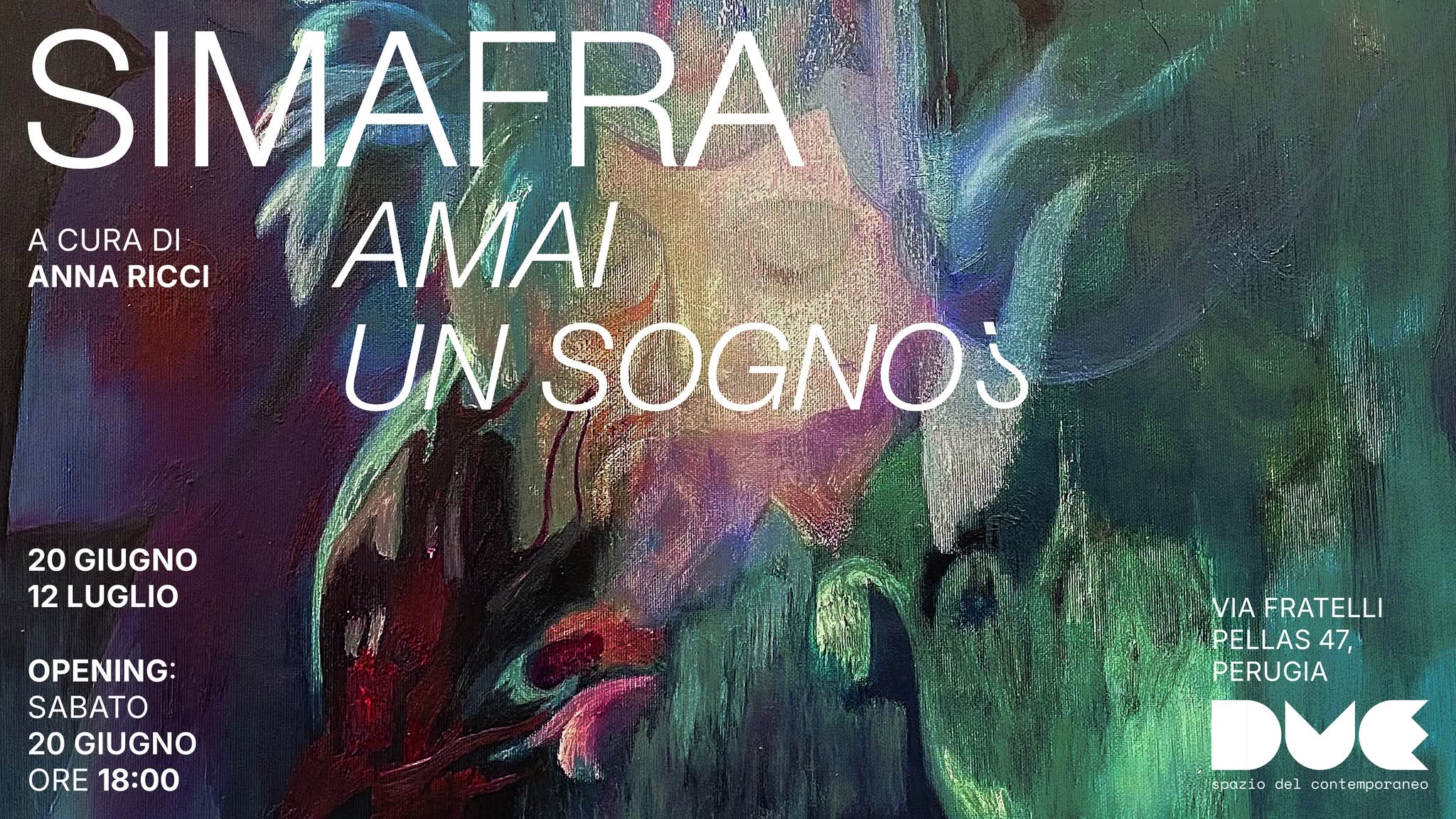 Evento Simafra – Amai Un Sogno? Locandina Simafra – Amai Un Sogno? - sabato 20 giugno ore 18:00 - 20:00