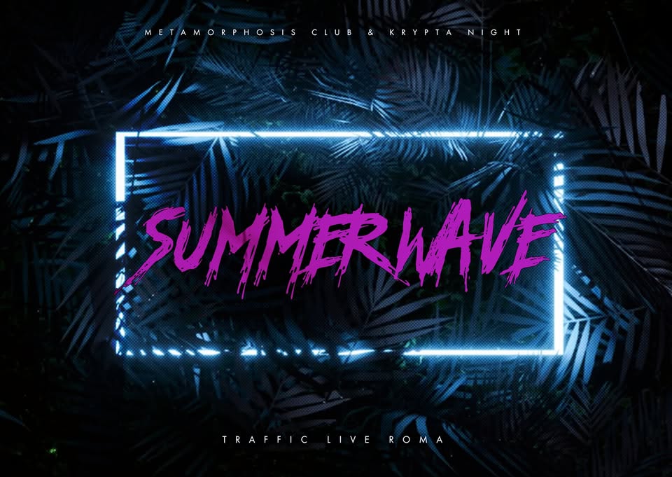 Evento Summer Wave – CHRISTINE PLAYS VIOLA Electric Rain – Metamorphosis Krypta – Traffic Club Locandina Summer Wave – CHRISTINE PLAYS VIOLA Electric Rain – Metamorphosis Krypta – Traffic Club - sabato 11 luglio ore 21:30 - 03:00