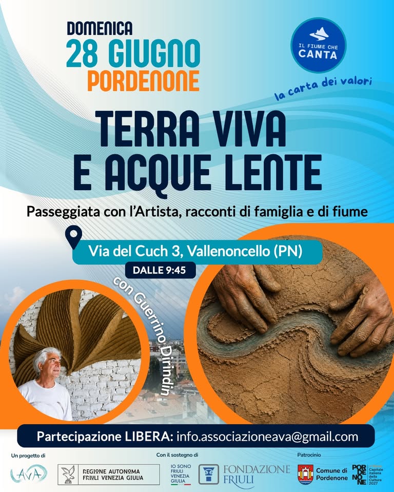 Evento Terra Viva E Acque Lente Locandina Terra Viva E Acque Lente - domenica 28 giugno ore 09:45 - 11:45