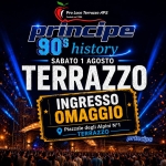 Immagine evento Terrazzo Sab 1 Agosto Principe 90 History a Terrazzo (VR) Terrazzo Sab 1 Agosto Principe 90 History a Terrazzo (VR) il 1 agosto 2026