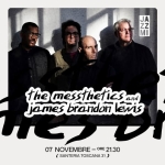 Immagine evento The Messthetics And James Brandon Lewis a Milano (MI) Potrebbe essere un contenuto grafico raffigurante il seguente testo "ZZ Z2 Zz MI Te the messthetics and ti amブロ aI james brandon levis 07 NOVEMBRE- NOVEMBRE-ORE21.30 ORE 21.30 [ (SANTERIATOSCANA31) ) SANTERIA TOSCANA"