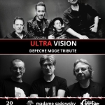 ULTRA VISION ~ Depeche Mode tribute + MADAME SADOWSKY Potrebbe essere un'immagine raffigurante il seguente testo "Black Circus ULTRA VISION DEPECHE MODE TRIBUTE I 20 GIUGNO madame sadowsky VIA GIUSEPPE ZUCCHI 39G, CUSANO MILANINO, ITALY (RIPtA 中小"