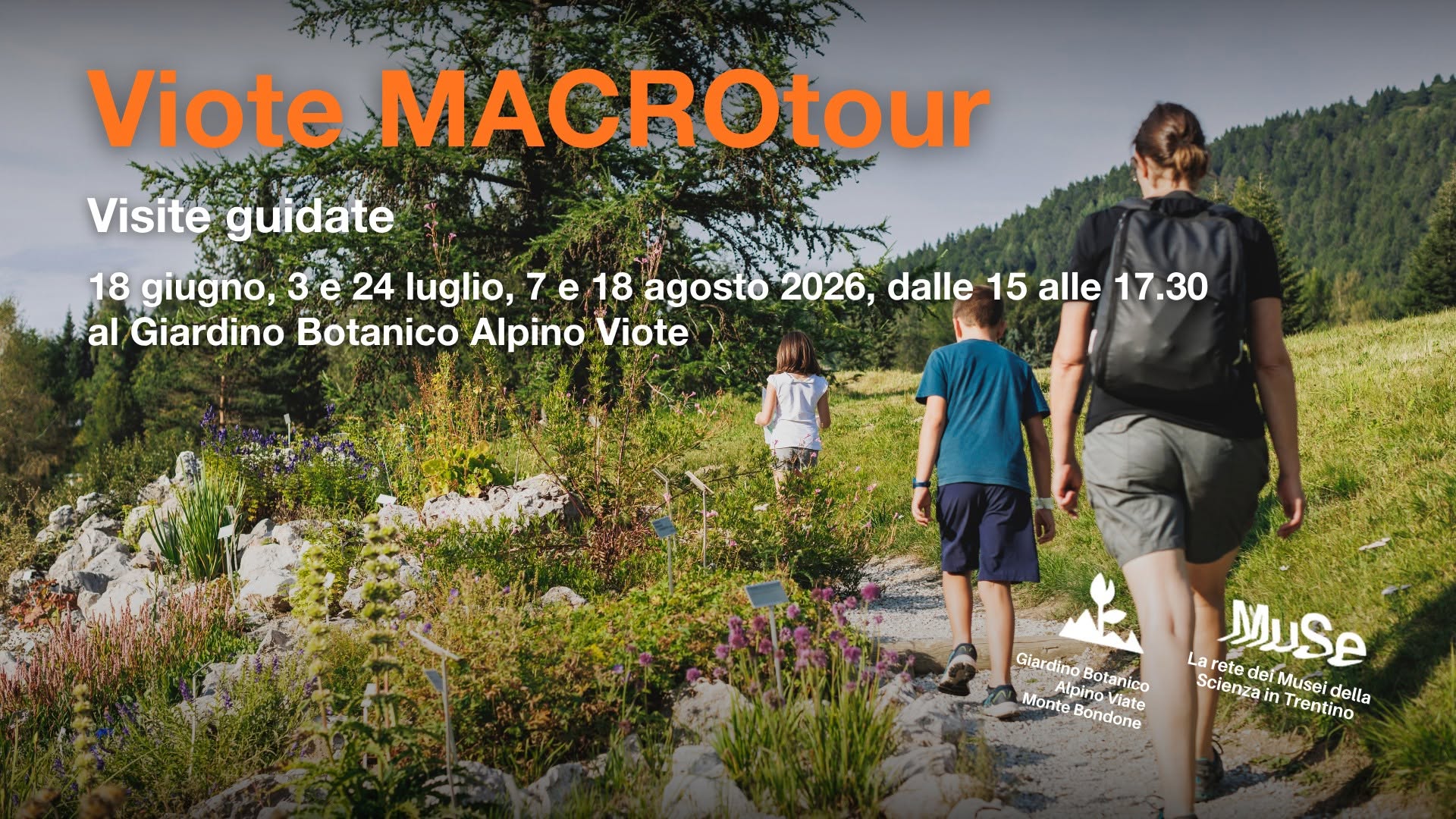 Evento Viote MACROtour Locandina Viote MACROtour - da giovedì 18 giugno - martedì 18 agosto 2026 ore 15:00 ore 17:30