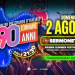 Immagine evento Voglio Tornare Negli Anni 90 r – Sermoneta (LT) a Sermoneta (LT) Voglio Tornare Negli Anni 90 r - Sermoneta (LT) a Sermoneta (LT) il 2 agosto 2026