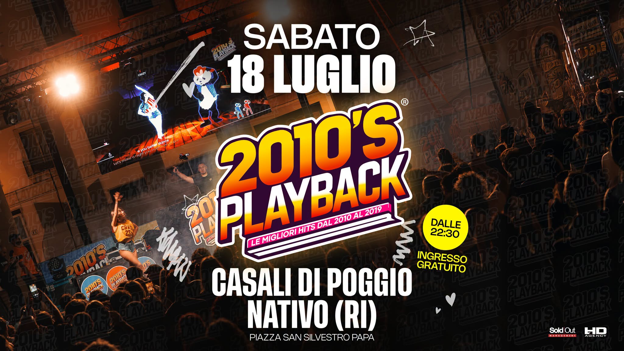 Evento 2010’S PLAYBACKr – Casali di Poggio Nativo (RI) Locandina 2010’S PLAYBACKr – Casali di Poggio Nativo (RI) - sabato 18 luglio ore 22:30 - 00:30