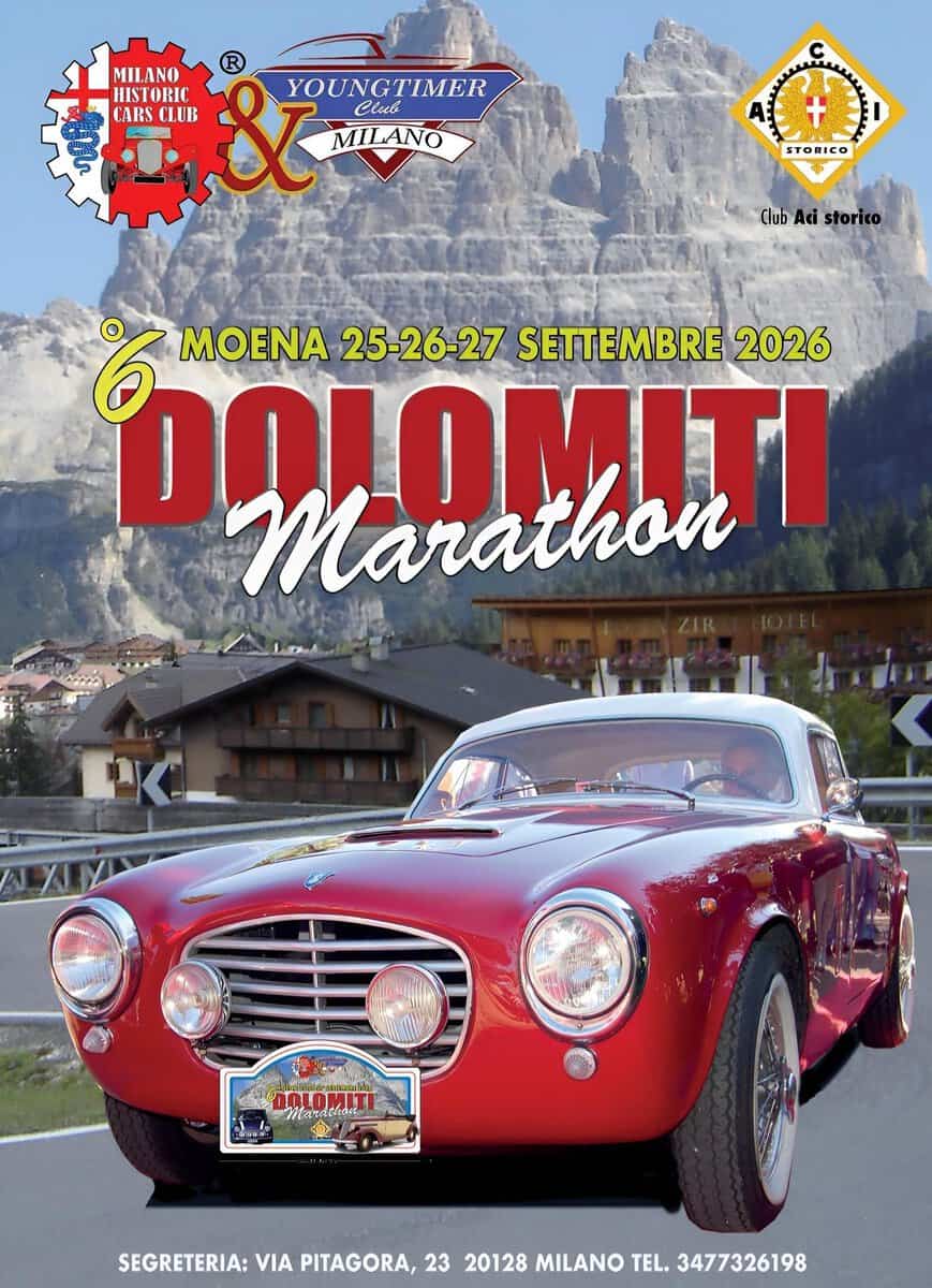 Evento 6° Dolomiti Marathon Locandina 6° Dolomiti Marathon - venerdì 25 settembre ore 14:00 - 16:00
