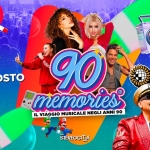 Immagine evento 90 Memories Il viaggio musicale negli anni ’90 – San Bortolo Music Village – Sagra di Salzano a Salzano (VE) Potrebbe essere un contenuto di pop art raffigurante il seguente testo "یاش MARTEDI 25 AGOSTO 90 memortes IL VIAGGIO MUSICALE NEGLI ANNI 90 SANBORTOLO MUSICY VILLAGE MUSIC RIEMI STEREOCITA TA"