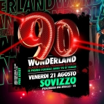 Immagine evento 90 WONDERLAND Peschiera dei Muzzi – Sovizzo (Vi) Laser Heroes Tour a Sovizzo (VI) Potrebbe essere un contenuto grafico raffigurante testo