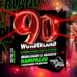 Immagine evento 90 WONDERLAND Wip Rampazzo – Camisano (Vi) Laser Heroes Tour a Rampazzo (VI) Potrebbe essere un contenuto grafico raffigurante testo