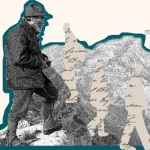 Immagine evento A BAITA – Walkabout su Mario Rigoni Stern a Bassano del Grappa (VI) Potrebbe essere un'illustrazione raffigurante mappa e testo