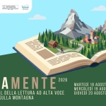 Immagine evento A Piancavallo AltaMente Piccolo Festival della Lettura ad Alta Voce a Aviano / Davian Potrebbe essere un disegno raffigurante testo