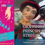 Immagine evento A Pordenone Per Scena Bimba I Burattini Di Virginio Baccanelli In Gioppino E La Principessa Stregata a Pordenone Potrebbe essere un contenuto di pop art raffigurante il seguente testo "'Aitore ESTATE PeRDENONE CEMPЙCЛИ BURATTINI VIRGINID BACCANELLI SCENA ESTIVL inizio ore 21.00 SPETTACOLI e PicCini per Grandi Motta nei Quartieri in Piazza Della GIOPPINO ELA E PRINCIPESSA STREGATA INGRESSO GRATUITO Lunedì 17 agosto ore 21 Sagrato Chiesa Borgomeduna Pordenone in caso di imaltempo sala parrocchiale JOLENTRY E"