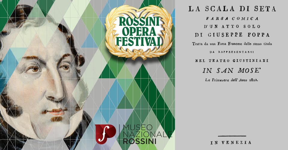Evento A SPASSO NELL’OPERA in occasione del ROF – “La scala di seta” Locandina A SPASSO NELL’OPERA in occasione del ROF – “La scala di seta” - da giovedì 13 agosto - sabato 22 agosto 2026 ore 16:00 ore 17:30
