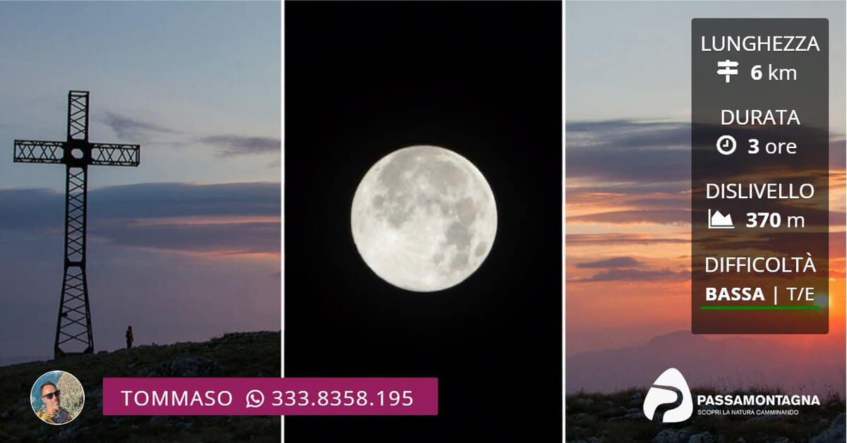 Evento Alba della Luna dal Monte San Vicino Locandina Alba della Luna dal Monte San Vicino - mercoledì 29 luglio ore 18:30 - 22:00