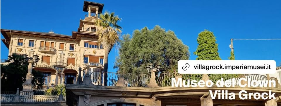 Evento Alla scoperta di Villa Grock – Visite accompagnate Locandina Alla scoperta di Villa Grock – Visite accompagnate - da domenica 19 luglio - domenica 27 settembre 2026 ore 11:00 ore 16:00