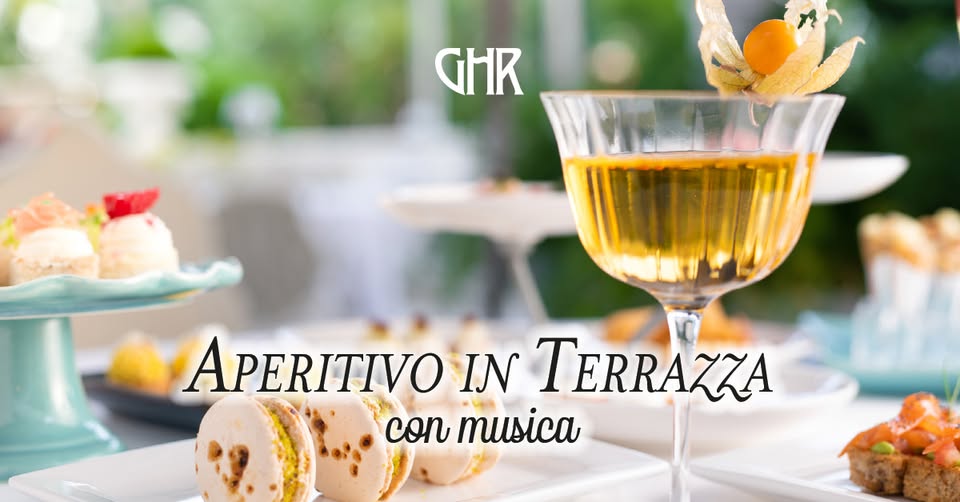 Evento Aperitivo in Terrazza con musica al Grand Hotel Rimini Locandina Aperitivo in Terrazza con musica al Grand Hotel Rimini - da venerdì 26 giugno - lunedì 31 agosto 2026 ore 19:00 ore 20:30