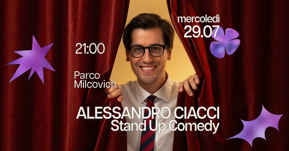 Evento Arcella Bella – Alessandro Ciacci – Stand Up Comedy Locandina Arcella Bella – Alessandro Ciacci – Stand Up Comedy - mercoledì 29 luglio ore 21:00 - 23:00