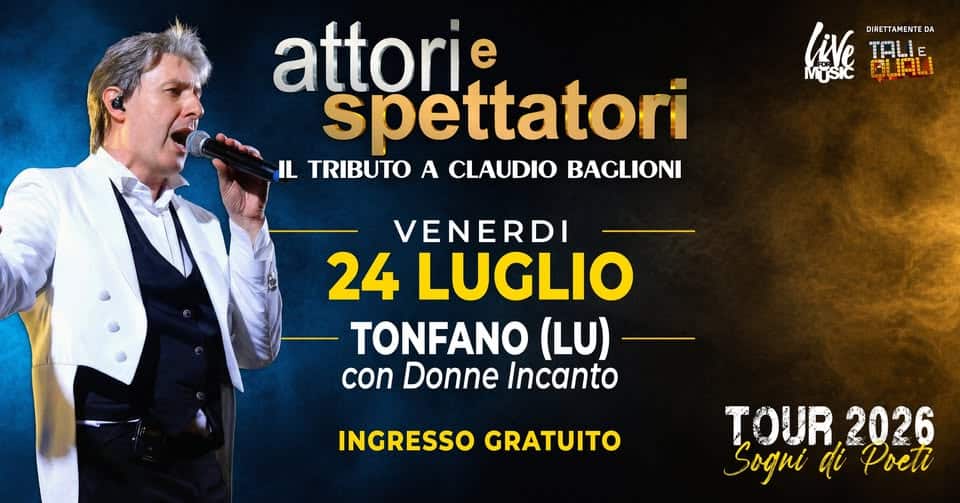 Evento Attori e Spettatori Live @TONFANO (LU) con Donne Incanto Locandina Attori e Spettatori Live @TONFANO (LU) con Donne Incanto - venerdì 24 luglio ore 21:00 - 23:00