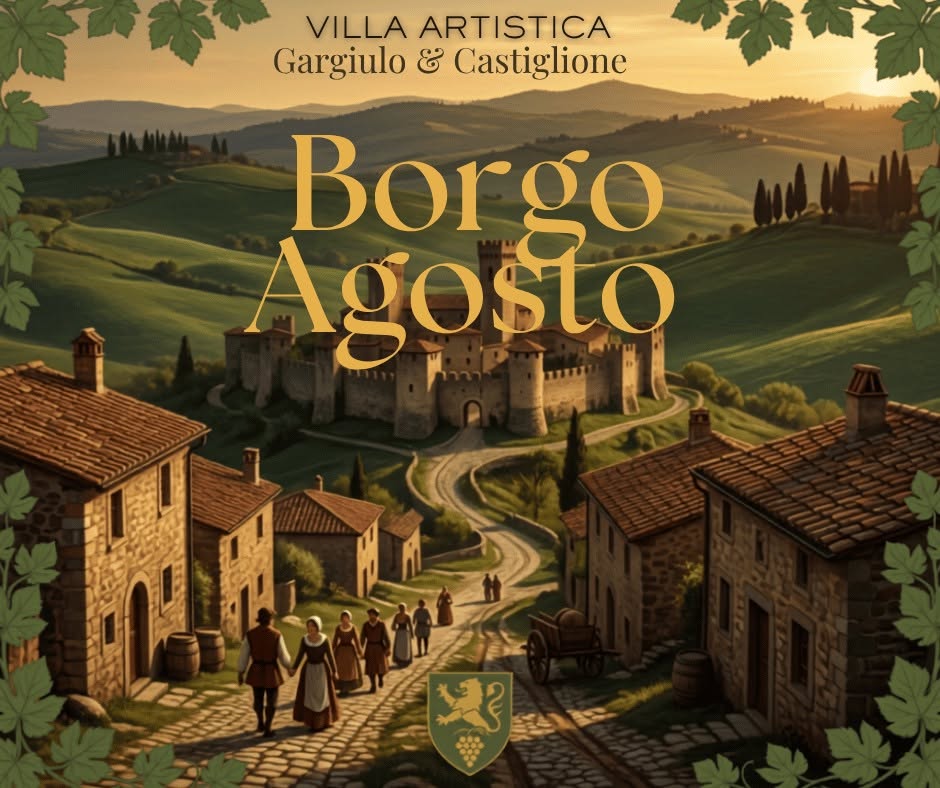 Evento Borgo Agosto 14 – 15 – 16 Agosto Locandina Borgo Agosto 14 – 15 – 16 Agosto - da venerdì 14 agosto - domenica 16 agosto 2026 ore 16:00 ore 18:00