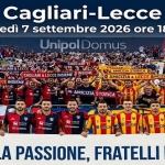 Immagine evento Cagliari – Lecce a Cagliari (CA) Cagliari - Lecce a Cagliari (CA) il 7 settembre 2026