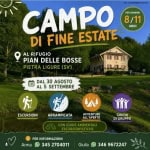 Immagine evento Campo Di Fine Estate a Pietra Ligure (SV) Campo Di Fine Estate a Pietra Ligure (SV) il 30 agosto agosto - 5 settembre 2026
