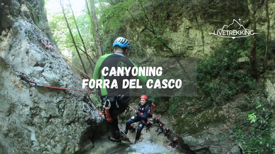 Evento Canyoning Experience Forra Del Casco Locandina Canyoning Experience Forra Del Casco - sabato 15 agosto ore 10:00 - 15:00