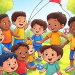 Immagine evento Cartoons Party Mascotte a Porto Santa Margherita (VE) Potrebbe essere un disegno raffigurante bambino, football e calcio