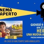 Immagine evento Cinema All’aperto “Heidi. Una Nuova Avventura” a Mossano (VI) Cinema All'aperto "Heidi. Una Nuova Avventura" a Mossano (VI) il 9 luglio 2026