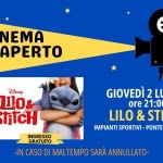 Immagine evento Cinema all’aperto “LILO & STITCH” a Mossano (VI) Cinema all'aperto "LILO & STITCH" a Mossano (VI) il 2 luglio 2026