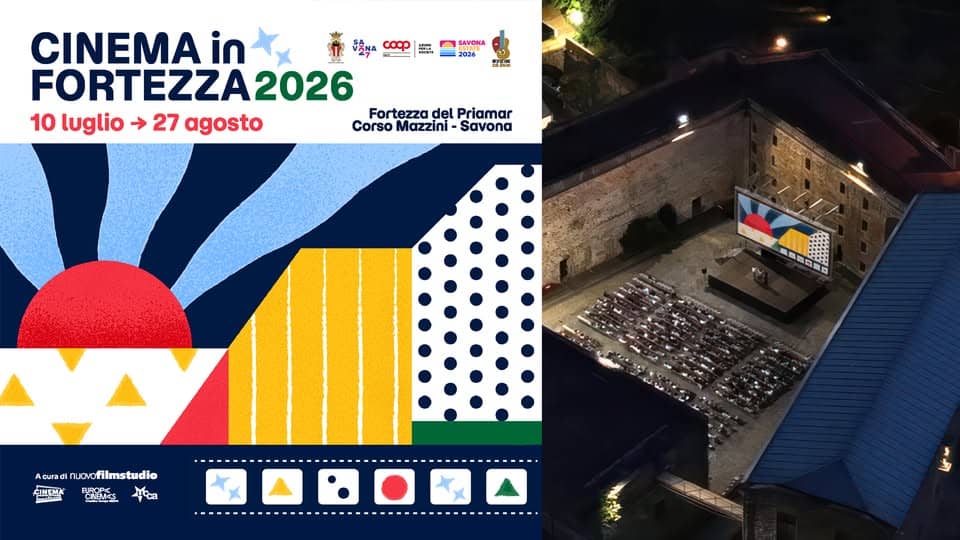 Evento Cinema in Fortezza 2026 Locandina Cinema in Fortezza 2026 - da venerdì 10 luglio - giovedì 27 agosto 2026 ore 21:30 ore 00:00