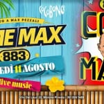 Immagine evento Come Max Live Martedì 11 Agosto a San Michele al Tagliamento (VE) Potrebbe essere un contenuto grafico raffigurante il seguente testo "OCOBONG 883 TRIBUTO RIBUTO MAX PEZZALI COME AX COME 883 MARTEDÌ 11 AGOSTO live music MAX Via Dei Lauri 22. Bibione Pineda- 351 255 Via.DiLaui2,.ibionsPineda-12 1488"