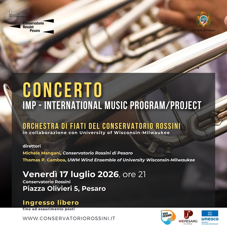 Evento Concerto IMP – International Music Program – Project Locandina Concerto IMP – International Music Program – Project - venerdì 17 luglio ore 21:00 - 23:00