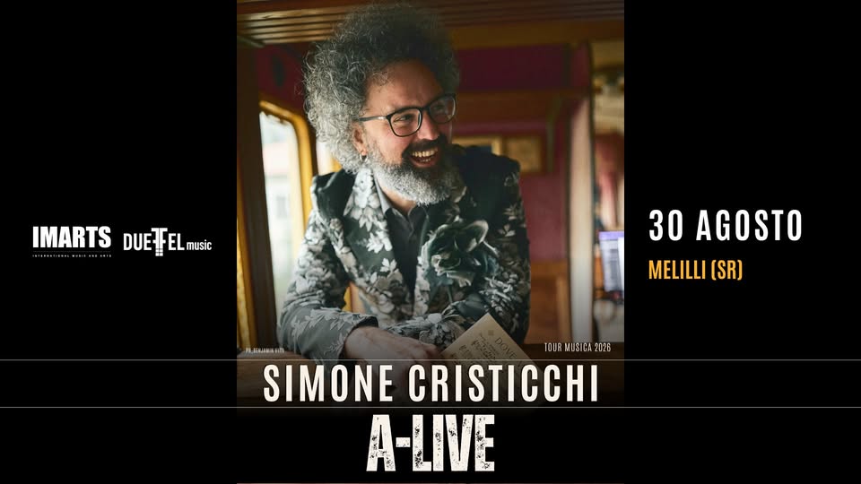 Evento Cristicchi A – Live Tour Melilli (Sr) Locandina Cristicchi A – Live Tour Melilli (Sr) - domenica 30 agosto ore 21:00 - 23:00