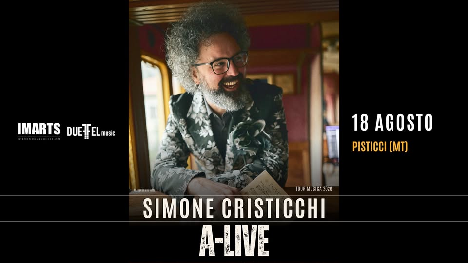 Evento Cristicchi A – Live Tour Pisticci (Mt) Locandina Cristicchi A – Live Tour Pisticci (Mt) - martedì 18 agosto ore 21:00 - 23:00