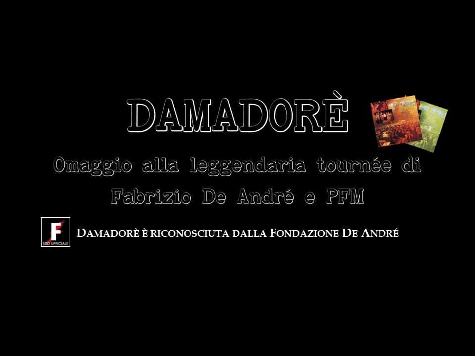 Evento Damadorè live@Modena – Festa dell’unità Locandina Damadorè live@Modena – Festa dell’unità - domenica 6 settembre ore 21:30 - 23:30