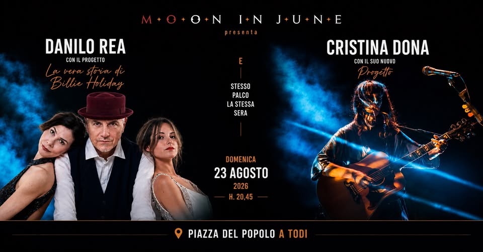 Evento Danilo Rea – Cristina Doná Locandina Danilo Rea – Cristina Doná - domenica 23 agosto ore 20:45 - 22:45