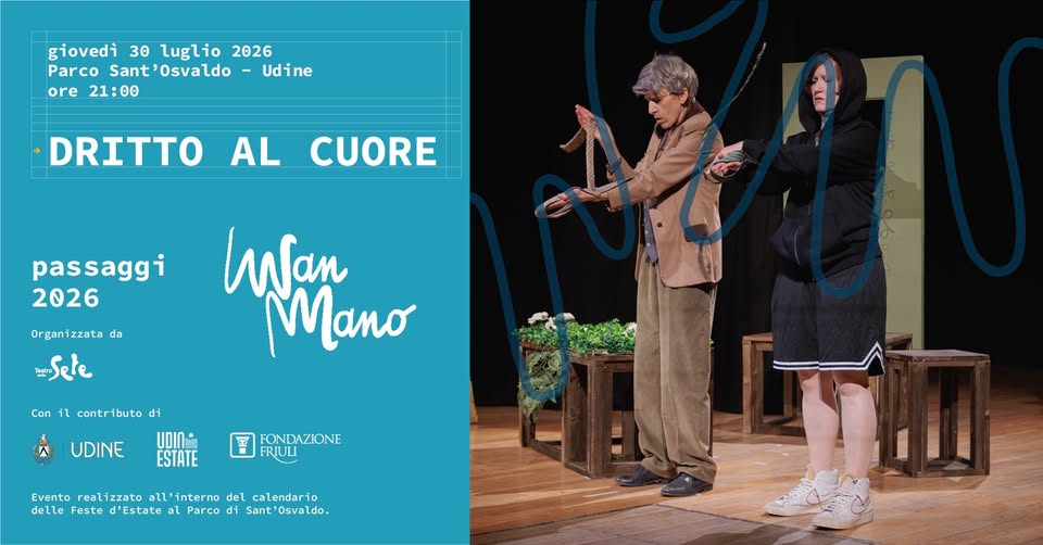 Evento Dritto al cuore Locandina Dritto al cuore - giovedì 30 luglio ore 21:00 - 23:00