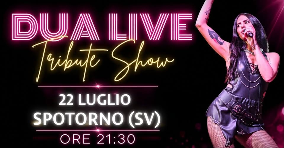 Evento DUA LIVE – Spotorno tra mare e cielo SPOTORNO (SV) Locandina DUA LIVE – Spotorno tra mare e cielo SPOTORNO (SV) - mercoledì 22 luglio ore 21:30 - 23:30