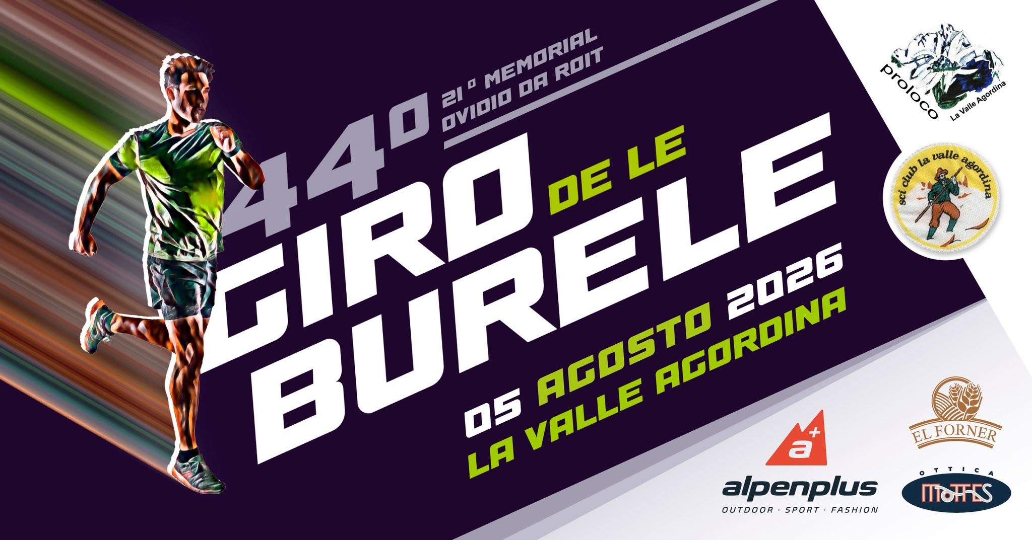 Evento El Giro de le Burele 2026 Locandina El Giro de le Burele 2026 - mercoledì 5 agosto ore 19:00 - 22:00