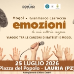 EMOZIONI - Mogol e Gianmarco Carroccia a Lauria (PZ) il 25 luglio 2026
